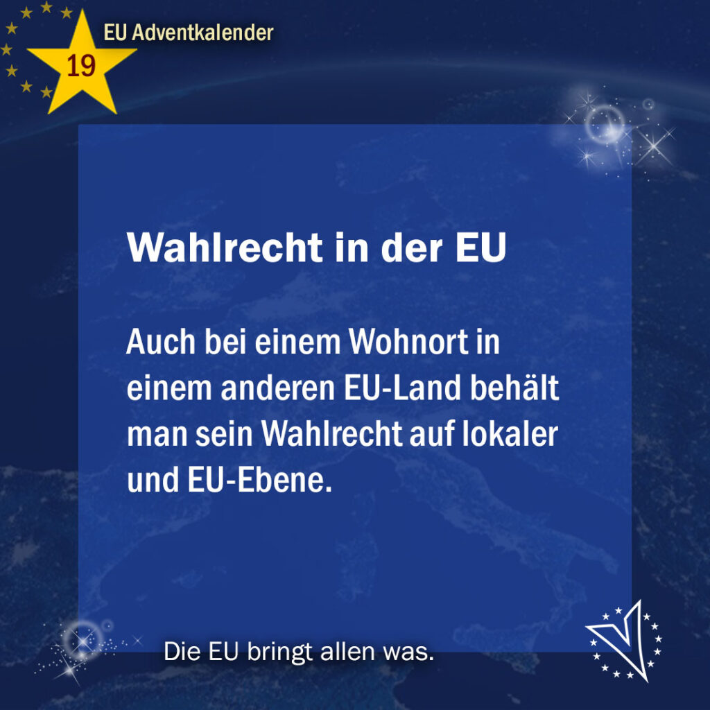 Wahlrecht in der EU