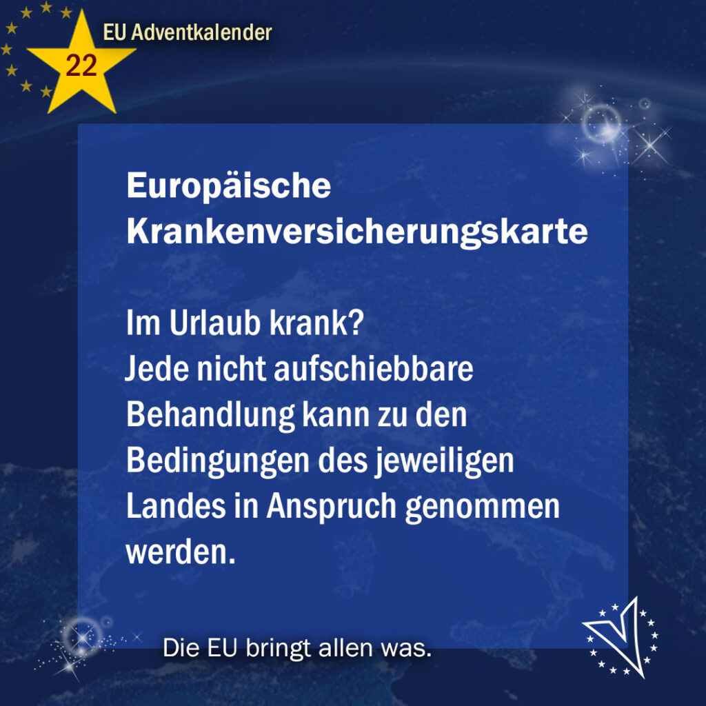 europäische Krankenversicherungskarte